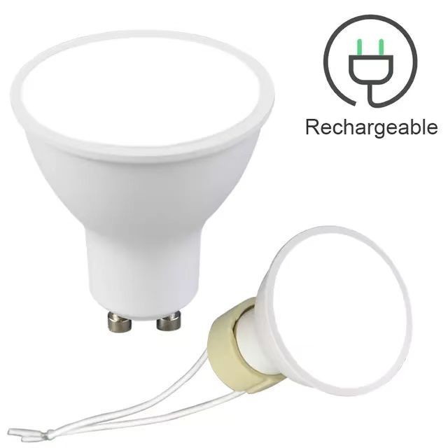 Durable Rechargeable 3w 5w Cob Emergency Led Gu10 Led Bulbs Spot Light Lamp Emergency Gu10