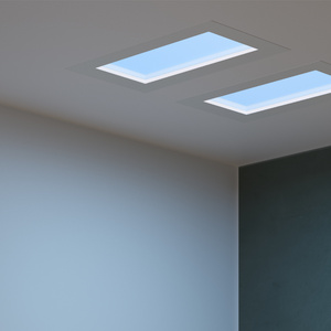 Indoor Artificial Sunlight Hight CRI Lamp Recessed Window Blue Sky Rooflight faux LED Ceiling Virtual Skylight Panel Light