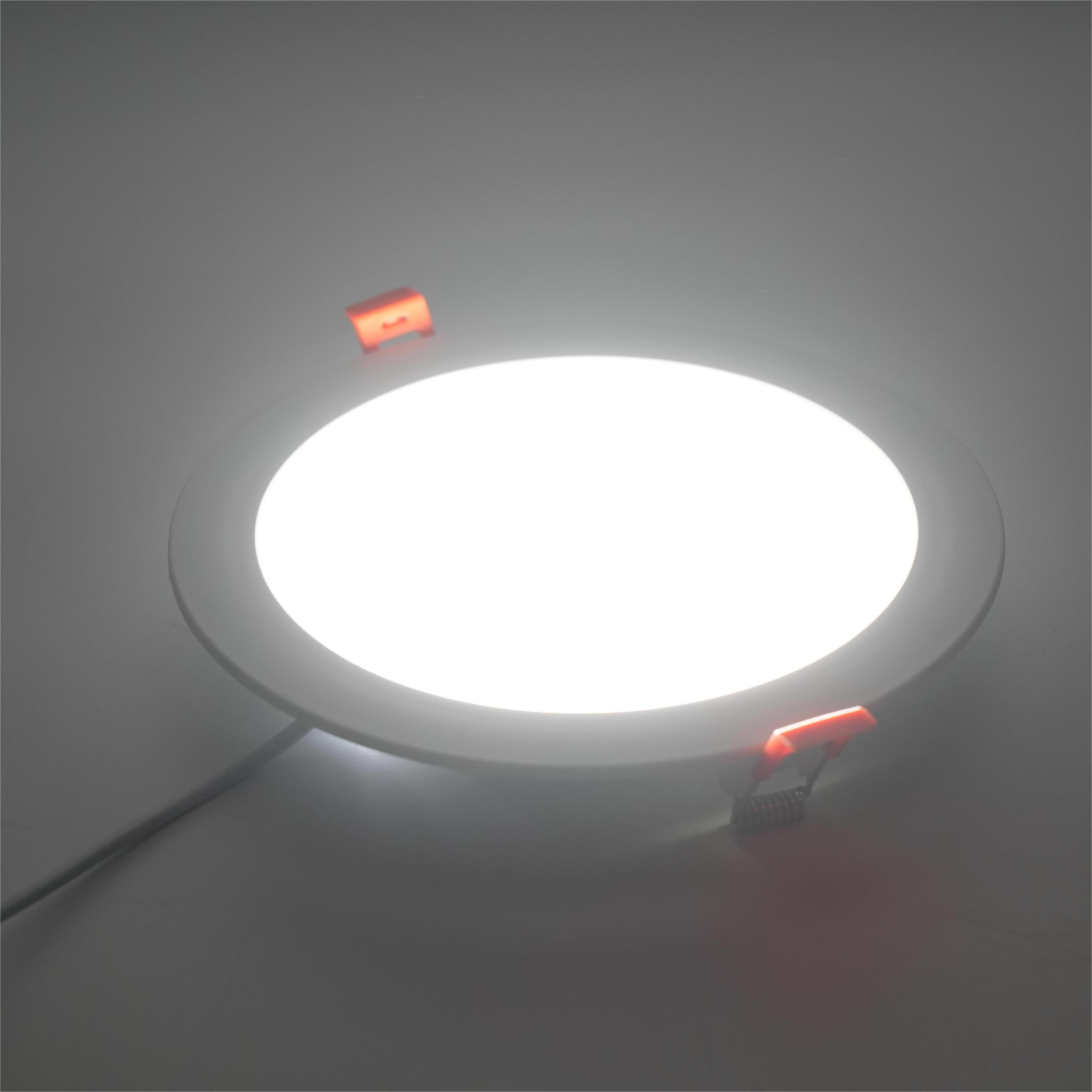 Color changing light etl 4inch 9w 3cct 6inch 12w 5cct 4 inch 9w 6 inch 12w slim led round flat panels led pot light