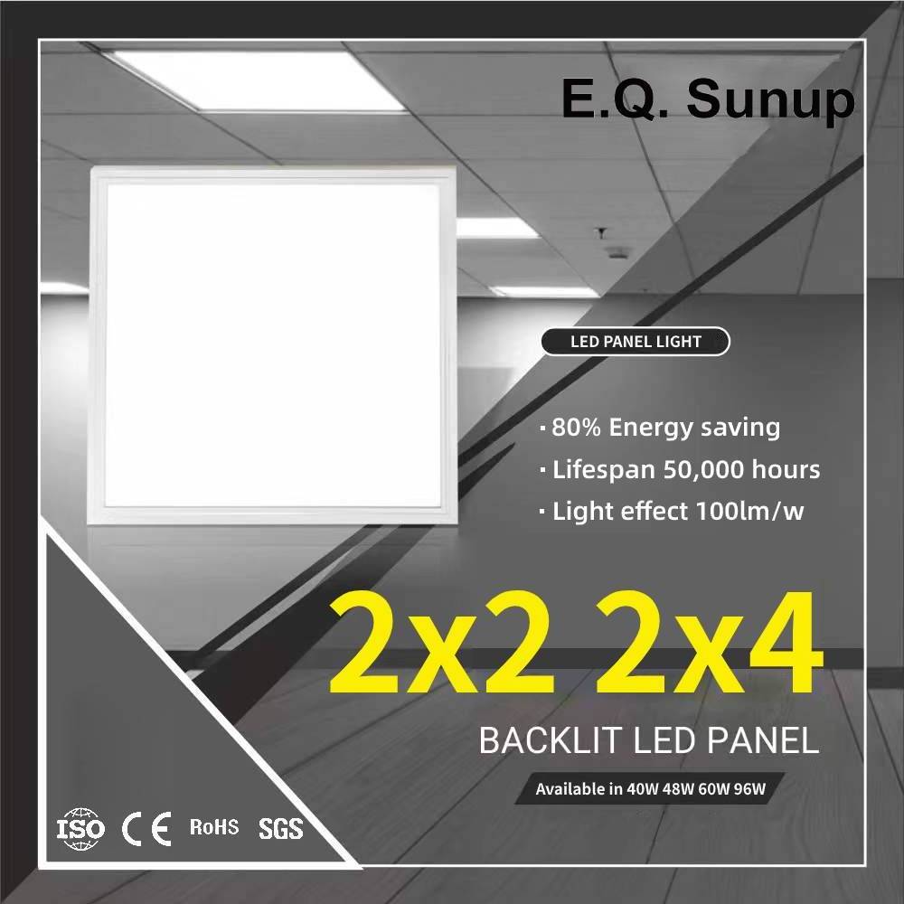 2x2 2x4ft 40w back-lit led flat panel light edge lit 36w 2 x 4 frame 60x60 2ft*2ft panel ceiling light