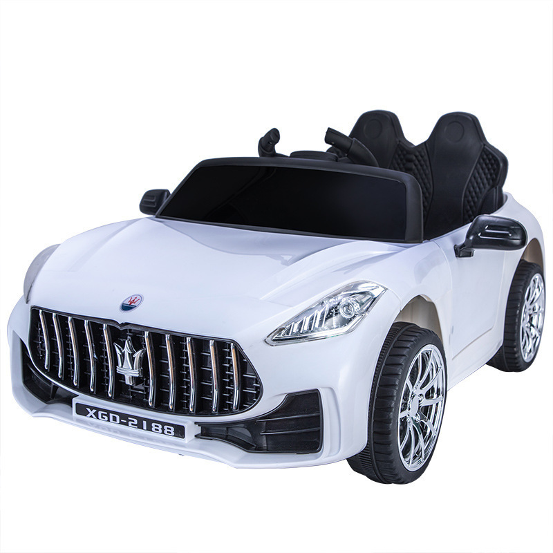 Children's electric car can sit baby electric toy car baby swing stroller remote control dual drive four-wheel electric car