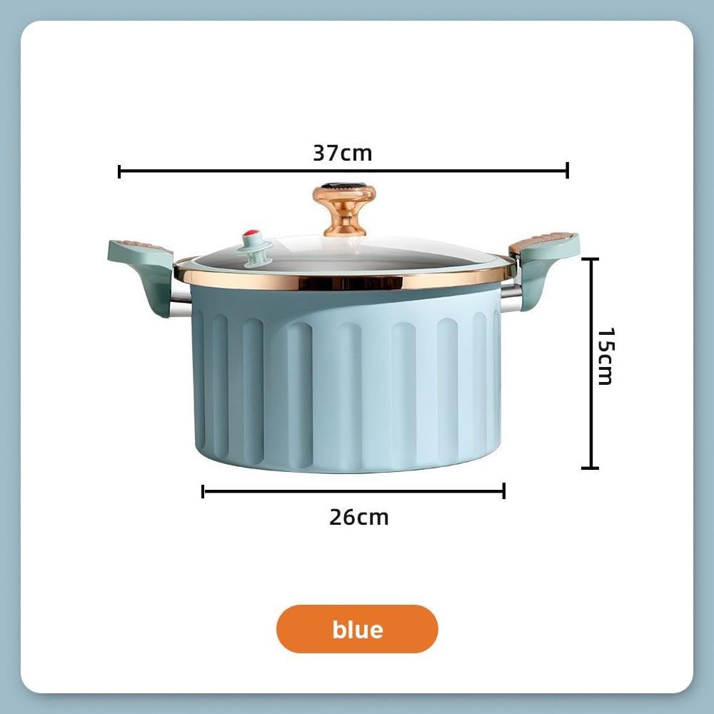 Non-stick Enamel Micro Pressure Cooker 8L Large Capacity Non-stick Pan Pressure Cooker