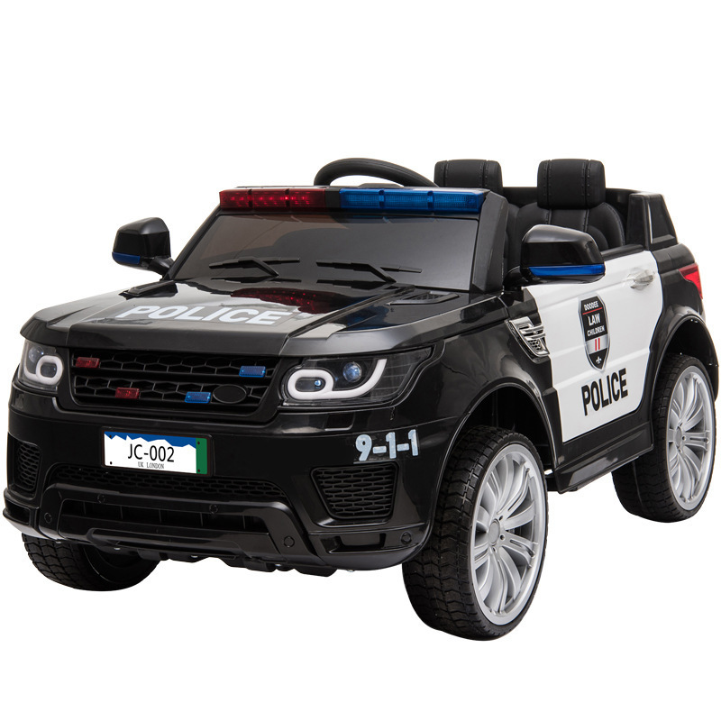 Simulation design 12v Police Kids Electric car children ride on the car, allowing children to drive with lights and music