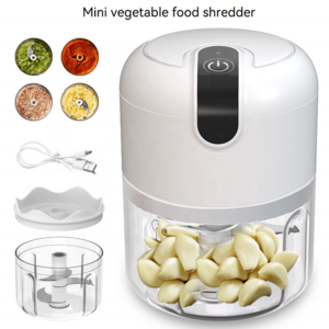 Portable kitchen electric garlic vegetable shredder Mini food shredder