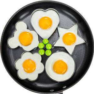 Wholesale stainless steel non-stick pan-fried egg molds Pancake molds Cooking tools Kitchen accessories gadget ring