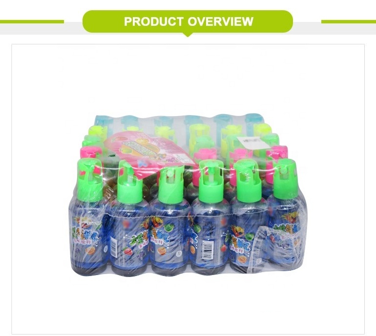 Factory candy wholesale hot selling unique shape small gas tank shape sour liquid spray candy