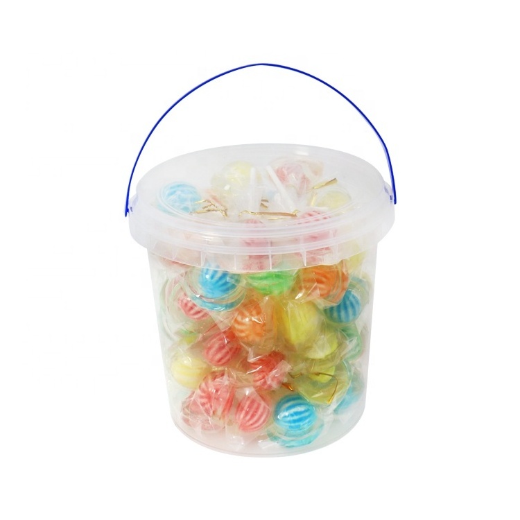 Wholesale custom colored plastic toy candy Delicious delicious handmade lollipop candy high quality lollipop candy