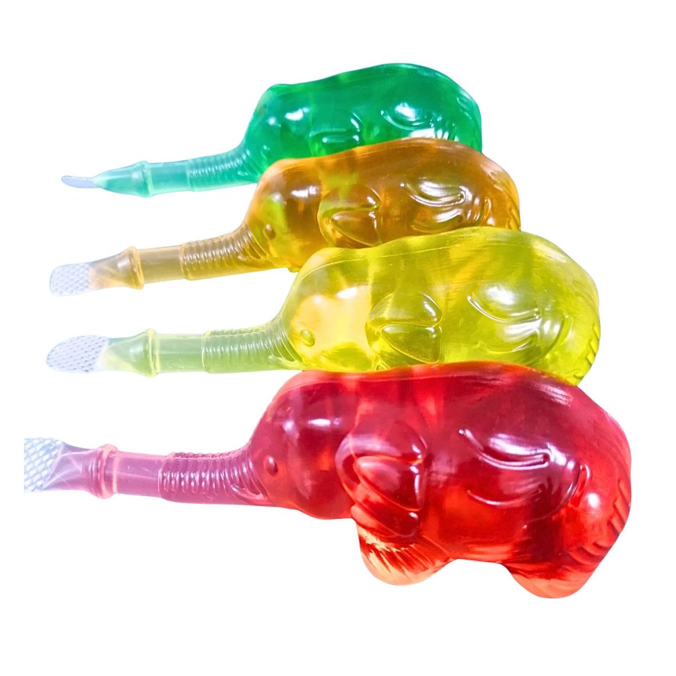 Candy manufacturers wholesale a variety of mini fruit sucking jelly elephant shaped fruit flavored soft jelly