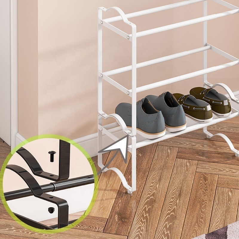 1 Tier Home Living Room Furniture Standing Adjustable Shoes Storage Rack Shelf Organizer Innovative Shoe Rack Designs