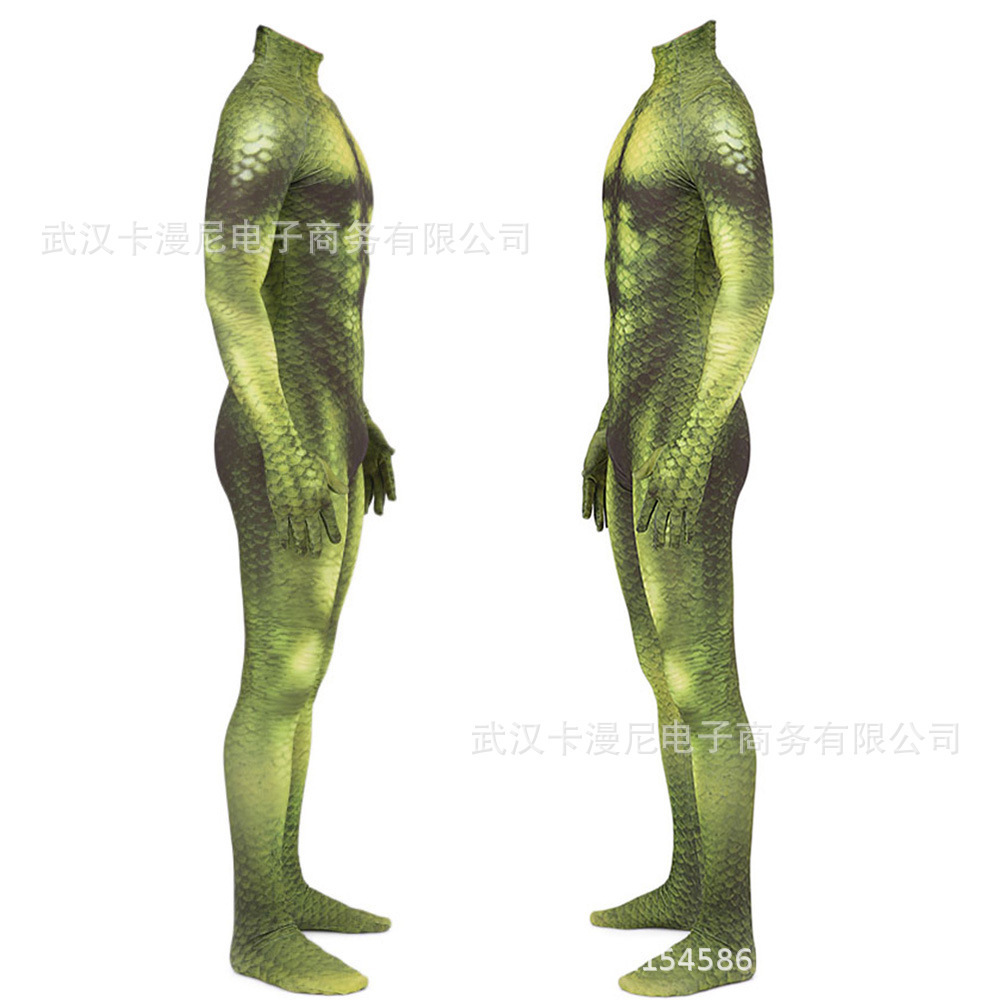 UNDER SUIT GREEN GOLBIN Halloween cosplay stage costume one piece bodysuit jumpsuit