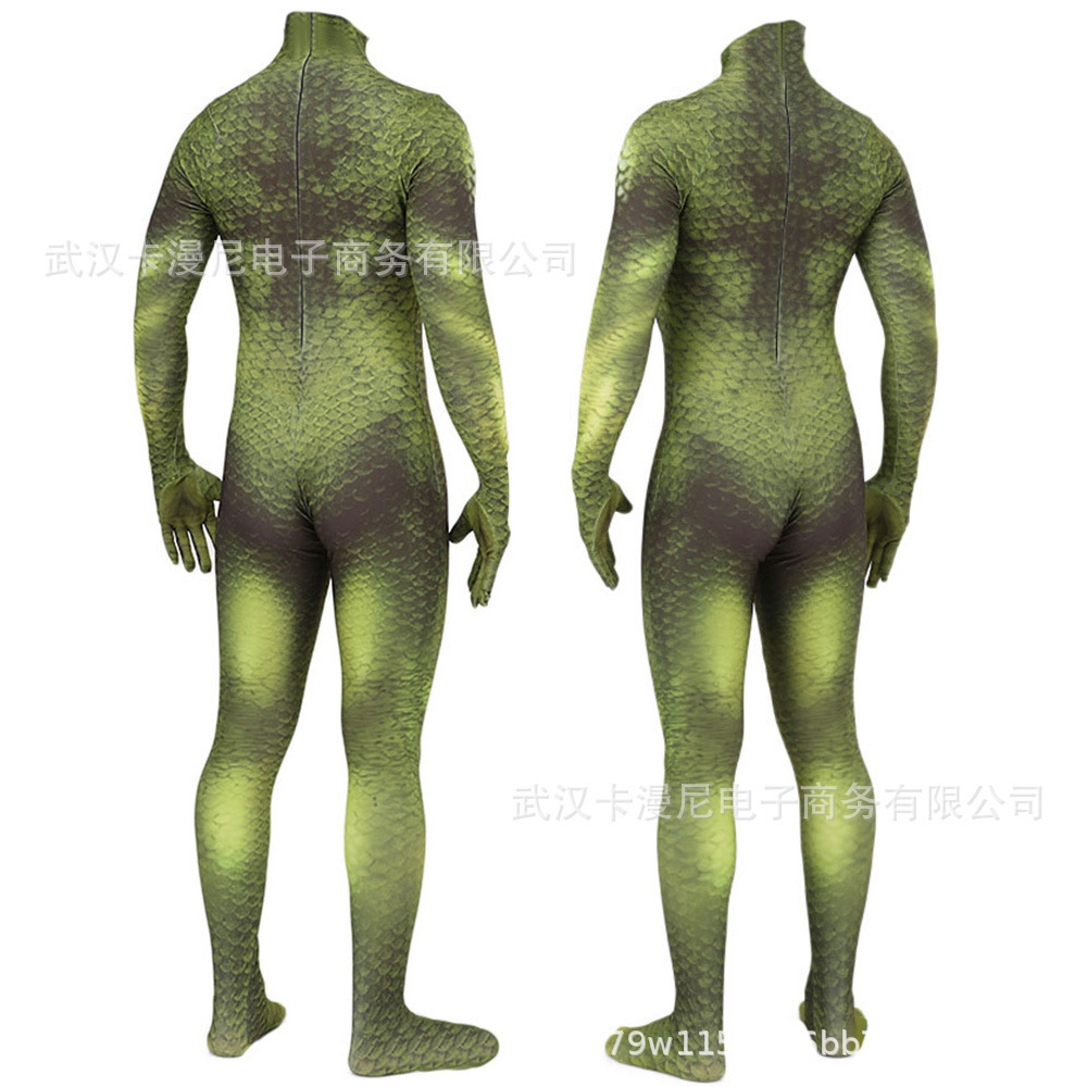 UNDER SUIT GREEN GOLBIN Halloween cosplay stage costume one piece bodysuit jumpsuit