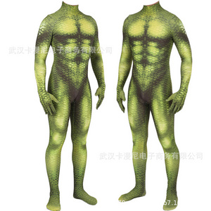 UNDER SUIT GREEN GOLBIN Halloween cosplay stage costume one piece bodysuit jumpsuit