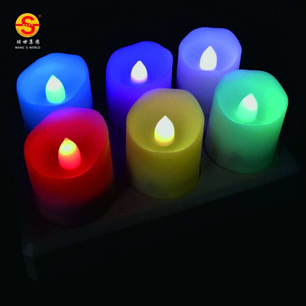 4*4.5cm(Dia*H) tea light candles battery operated led candle lights flameless with remote control