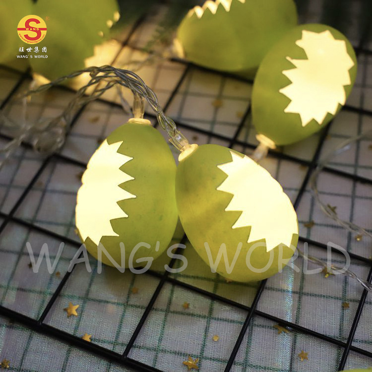 Easter Egg Led String Lights Battery Operated Easter Cracked Egg Lamp Party Decoration Fairy Easter String Lights