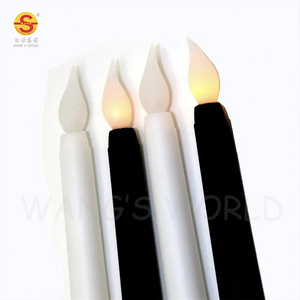 Taper Remote Pillar Warm Light Battery Timer Flameless Set Of 6PCS LED Candle With Remote Control For Party Wedding