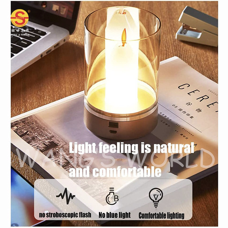 Smart Sensing Led Flameless Candle Night Light Room Decoration Light Candle