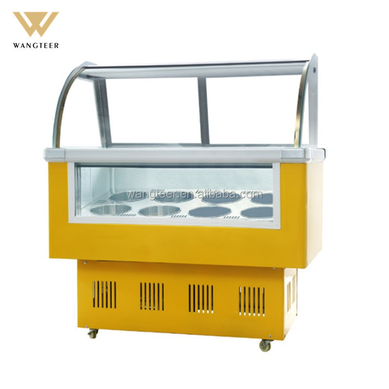 Display Cabinet Ice Cream Used Commercial Fast Cooling Refrigerator Chiller Deep Freezer