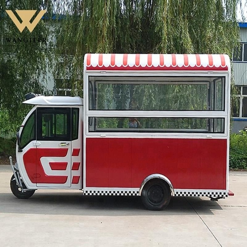 Energy saving used Electric Tricycle Food Cart Mobile Mobile Food Truck