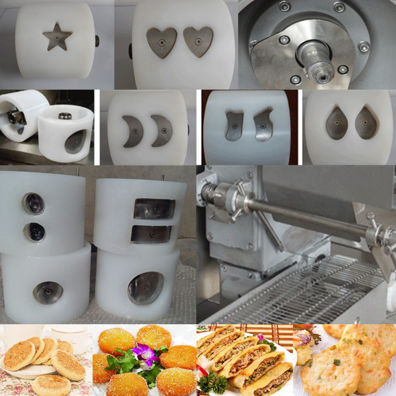 Commercial Meat Pie Beef Hamburger Making Chicken Nuggets Forming Machine  Burger Patty Production Line