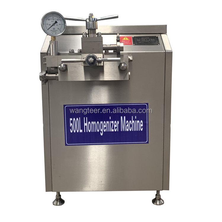 100/200/300/500L Dairy Machinery High Pressure Pasteurization Machine Yogurt Milk Juice Homogenizer