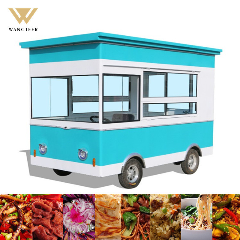 Fast Equipment Trolley Cart Trailer Hot Dog Sale Tricycle Food Truck mobile coffee truck for sale