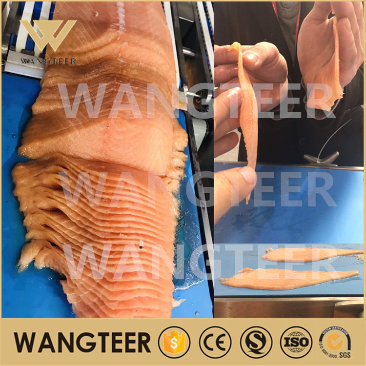 China Factory Frozen Smoked Salmon Fish Chicken Breast Cutting Cutter Slicing Meat Slicer Machine