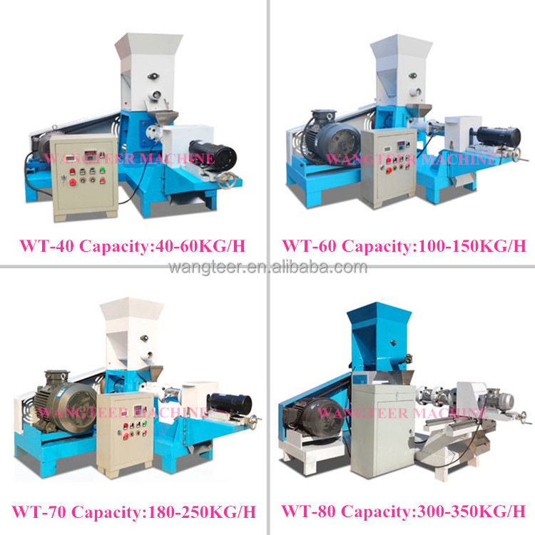 350KG/H Full Automatic Cat Fish Pet Animals Extruder Machine Kibble Dog Food Production Line