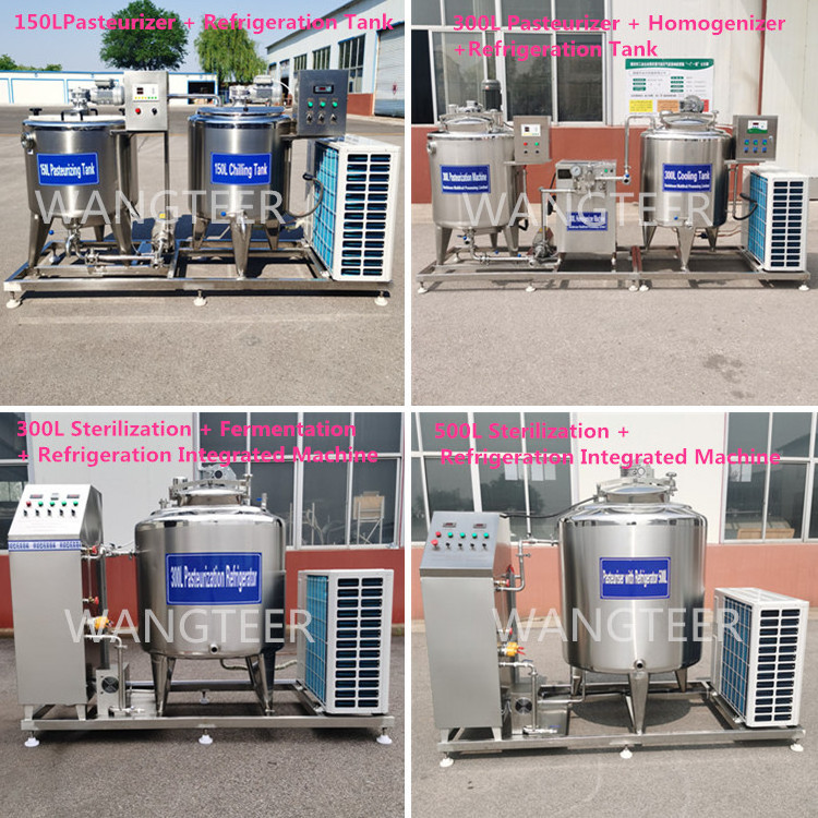 Dairy SS304 50L 100 L 150L 200L 300L 500L1000 L liquid Egg Juice Yogurt Milk Pasteurizer Pasteurization Machine