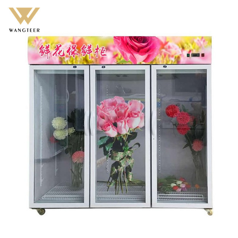 Chiller Machine Freezer Display Stand Flower Refrigerator