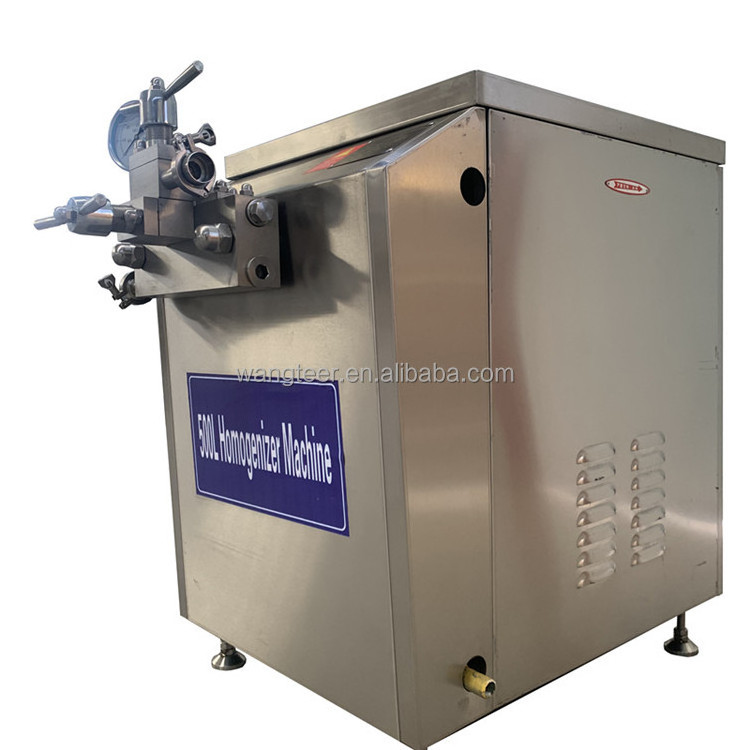 100/200/300/500L Dairy Machinery High Pressure Pasteurization Machine Yogurt Milk Juice Homogenizer