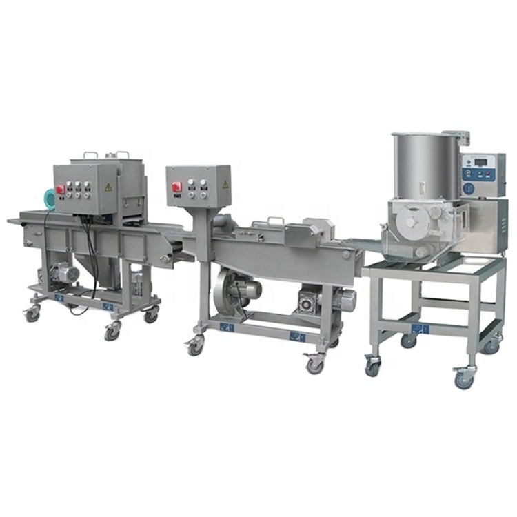 Commercial Meat Pie Beef Hamburger Making Chicken Nuggets Forming Machine  Burger Patty Production Line