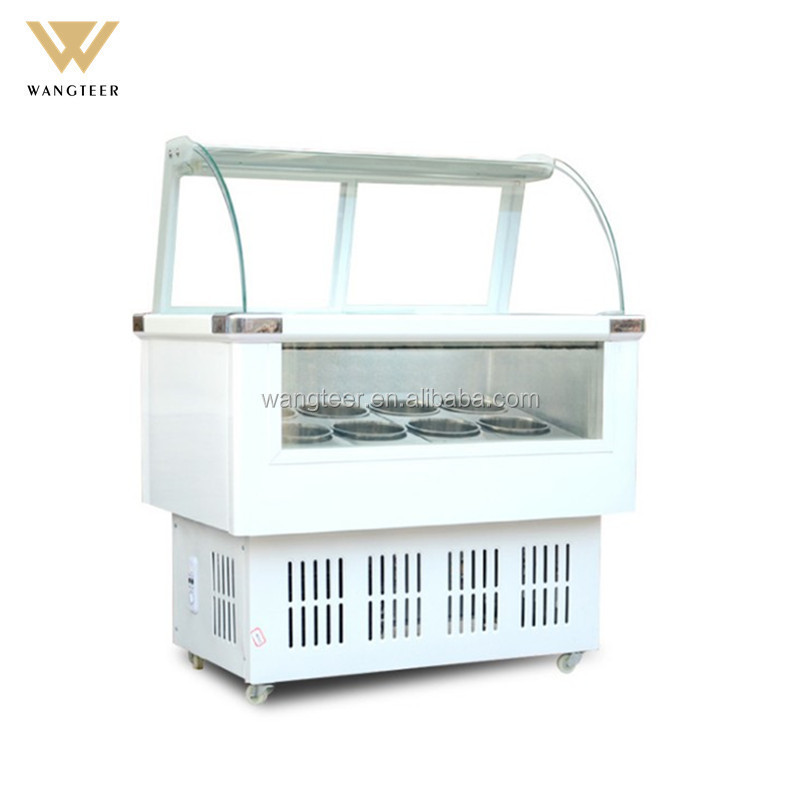 Display Cabinet Ice Cream Used Commercial Fast Cooling Refrigerator Chiller Deep Freezer