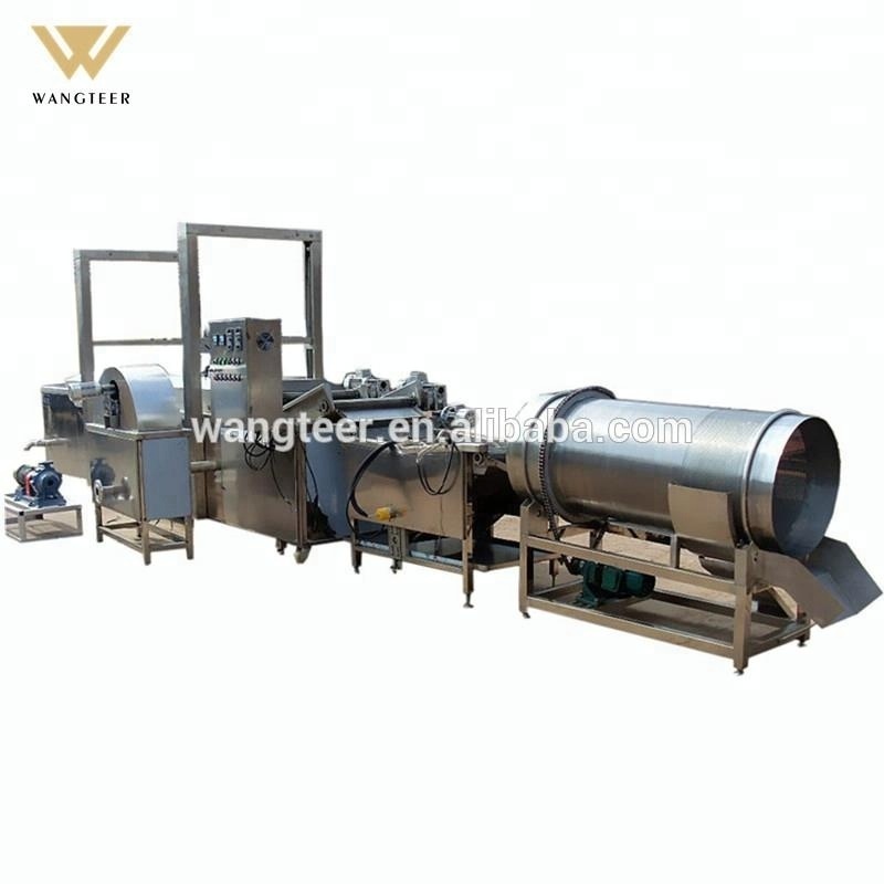 French Fry Production Line Industrial Fryer Automatic Potato Chip Making Machine Price