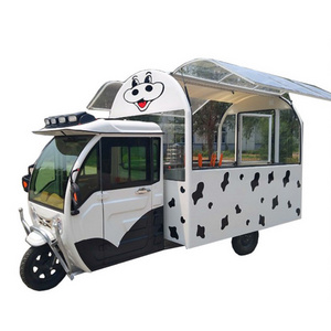 Energy saving used Electric Tricycle Food Cart Mobile Mobile Food Truck