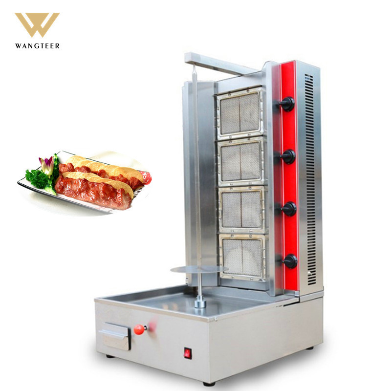 Roasted Meat Machine Mini Grill Gas Doner Kebab Roasting Making shawarma machines