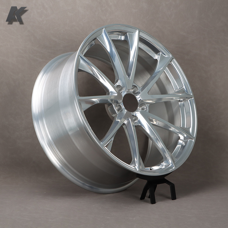 Wangu Custom 16-24 Inch Front And Rear Wire Rims 1 Piece Forged Wheels For BMW Mercedes Land Rover Porsche