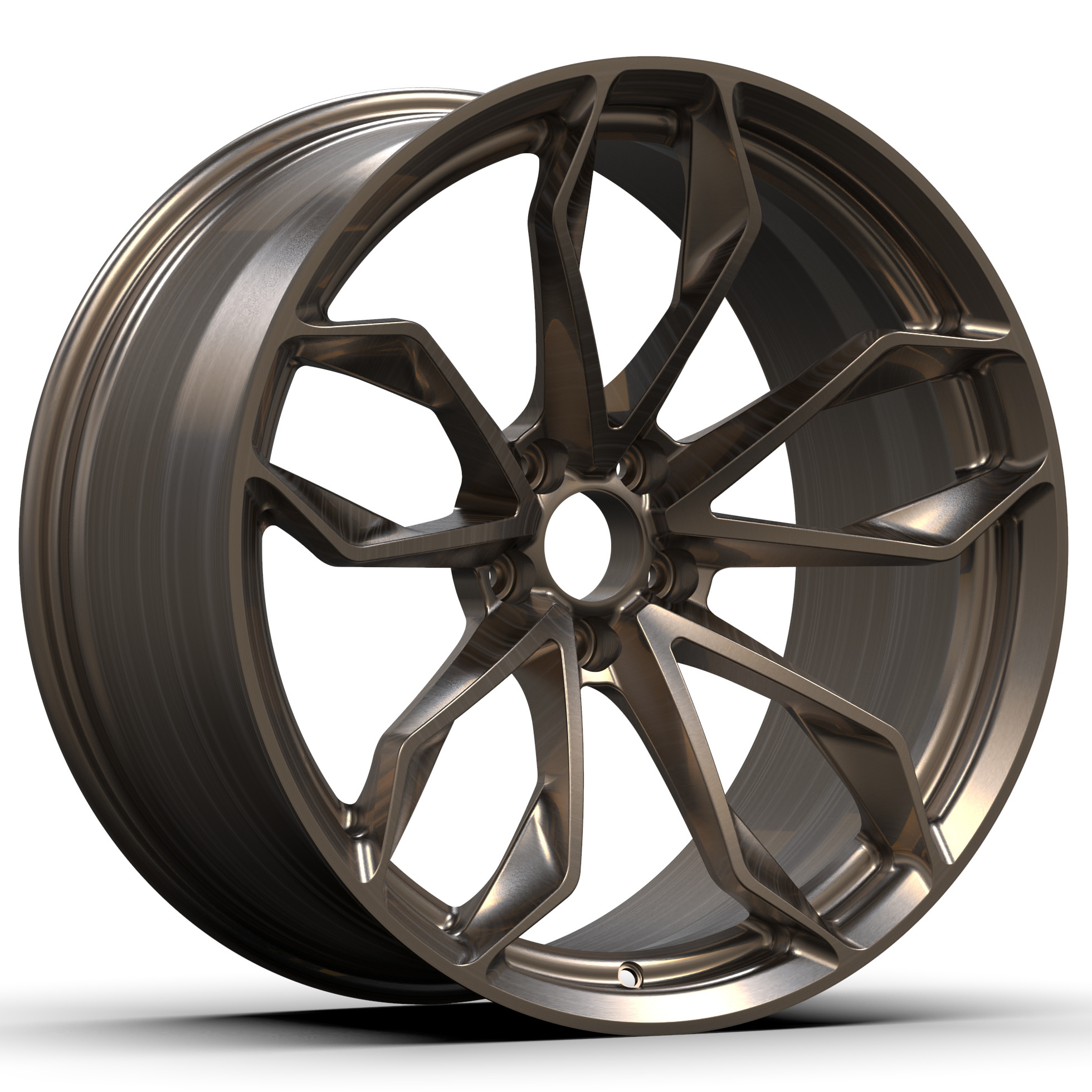 Wangu Custom one-piece 5X114.3 alloy car rim 17 18 19 20 inches polished forged car wheel For BMW,Maybach,Maserati,Bentley