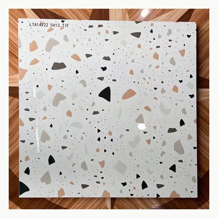 Century Polished 24x24 White Terrazzo Tile for Floor Decoration