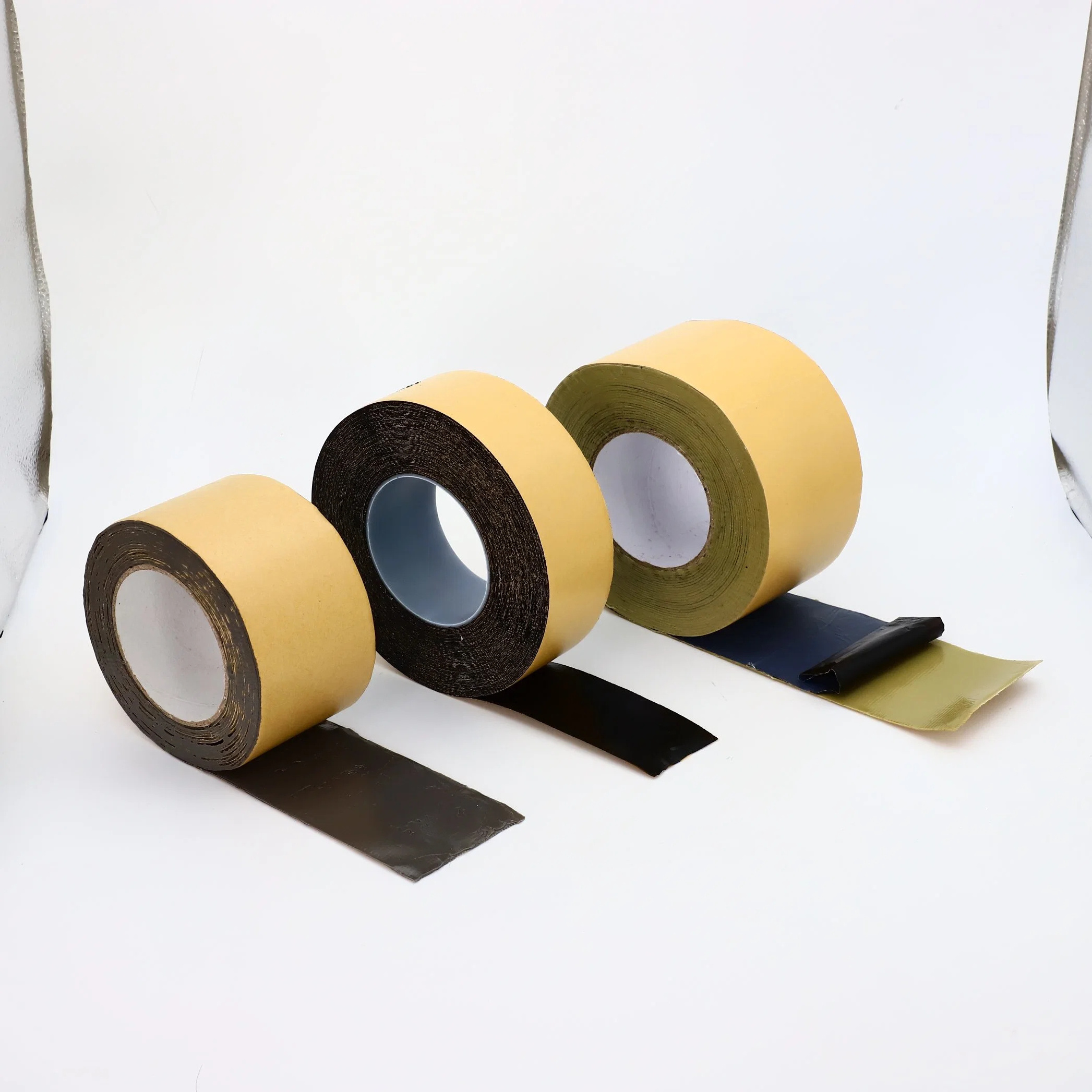 Waterproof Sealing Strong Adhesion Non-Woven Butyl Rubber Tape Double-Sided Self-Adhesive Butyl Tape