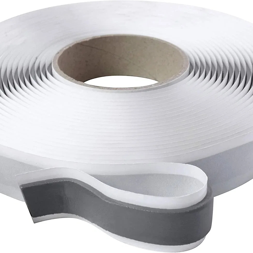 Waterproof Sealing Strong Adhesion Non-Woven Butyl Rubber Tape Double-Sided Self-Adhesive Butyl Tape