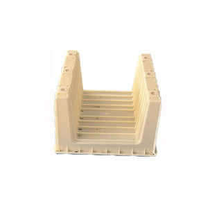 Easy Release U-shaped ditch Cables Channel Blocks Plastic Drain Mould For Trench Drain Systems