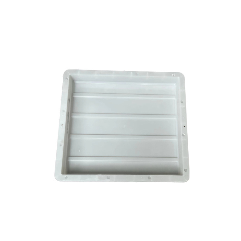 Rectangle Concrete Brick Mold With Stripe Paving Block Road Border Tile Forms  Plastic For engineering purposes