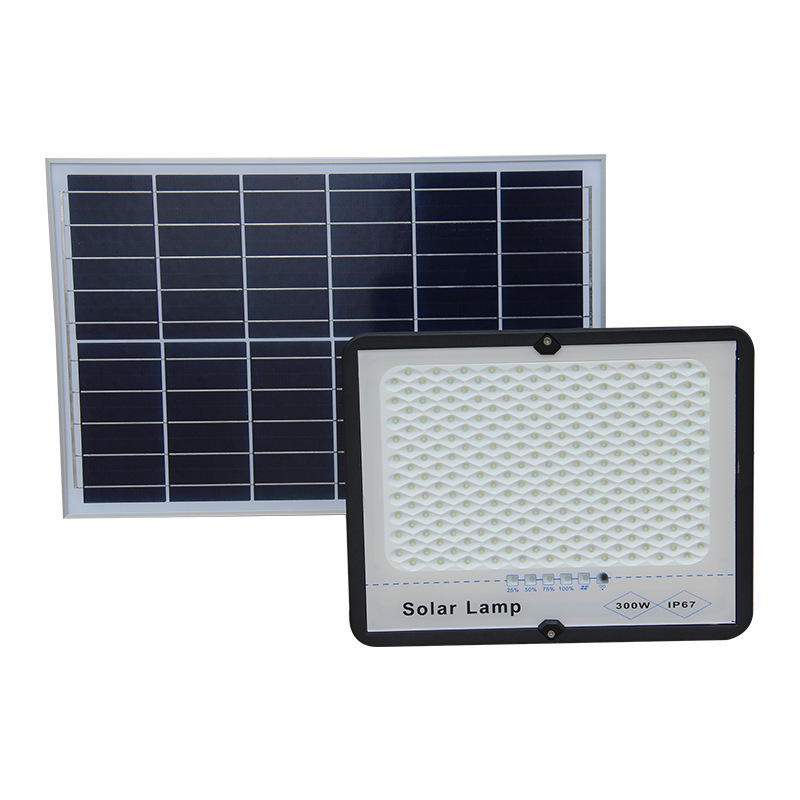 300W led light with solar panel Super Bright 10000mA battery Wireless Outdoor solar panel garden light led solar panel light