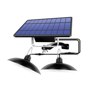 IP65 Solar system LED Light Outdoor Indoor Hanging Solar Powered Shed Lights Waterproof Decoration Lamp lighting solar energy