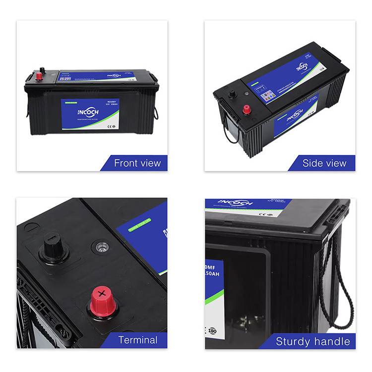 Wholesale Cheap Price Lead Acid Car Battery 12v 55Ah DIN55 Maintenance Free Batteries For Car Starting