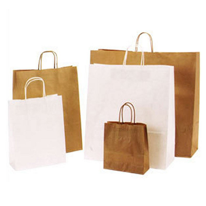 OEM paper bags handbags for shopping and packaging paper packet with logo