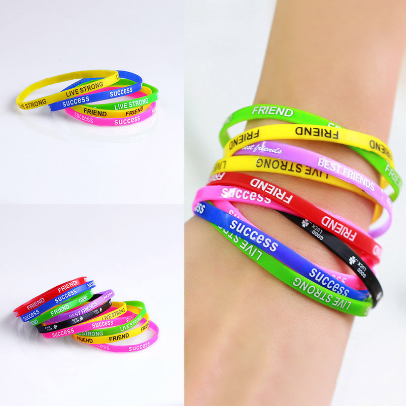 custom personalized rubber silicone sporty embossed wristband mens wrist band bracelet