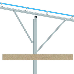 Solar panel stand of pile ground mounting systems