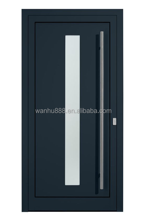 High Quality Prehung Exterior Doors Security Door Exterior Black Security Steel Doors