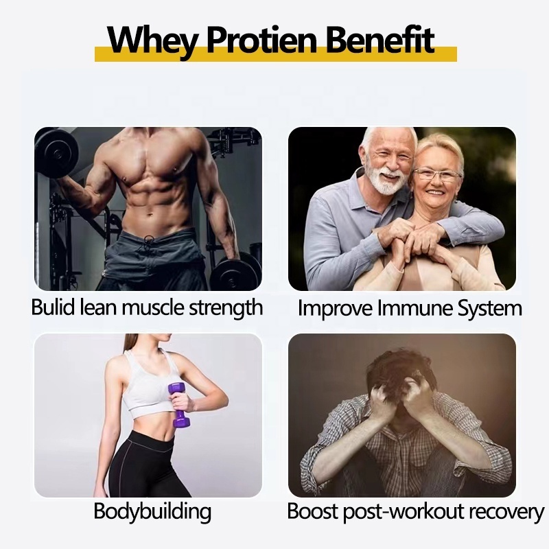 OEM Sport Supplement Gold Standard coconut flavor Whey Protein Powder isolate Bcaa Powder for export